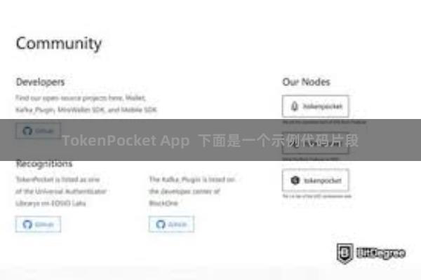 TokenPocket App 下面是一个示例代码片段