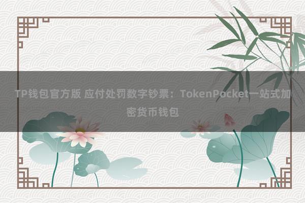 TP钱包官方版 应付处罚数字钞票：TokenPocket一站式加密货币钱包